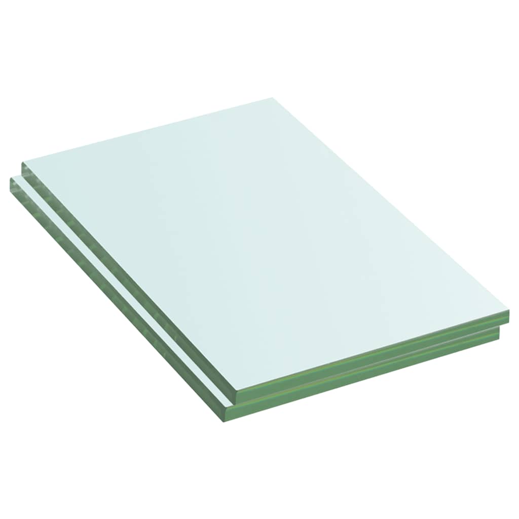 vidaXL Wandschap transparant 20x12 cm glas