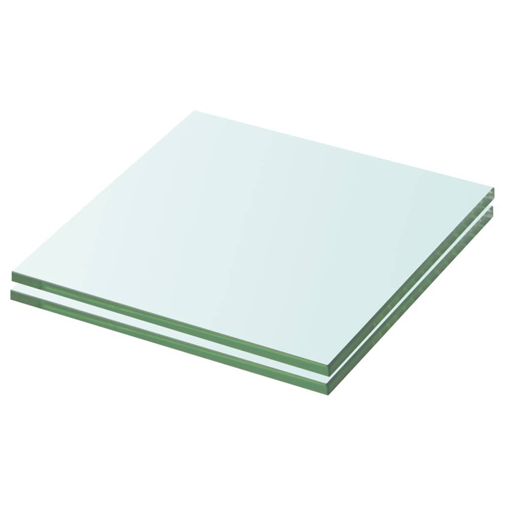 vidaXL Wandschap transparant 20x12 cm glas