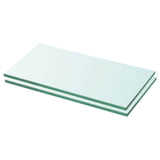 vidaXL Wandschap transparant 20x12 cm glas
