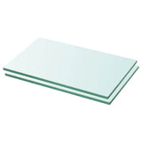 vidaXL Wandschap transparant 20x12 cm glas
