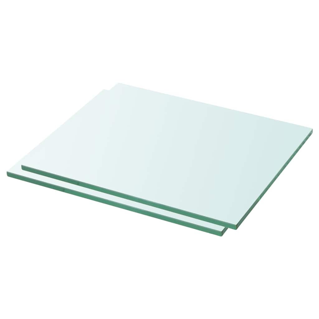 vidaXL Wandschap transparant 20x12 cm glas