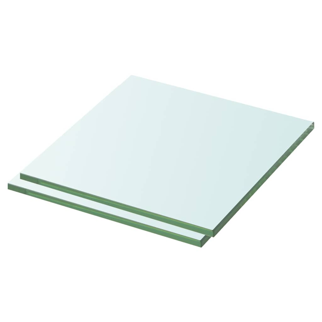 vidaXL Wandschap transparant 20x12 cm glas