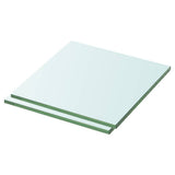 vidaXL Wandschap transparant 20x12 cm glas