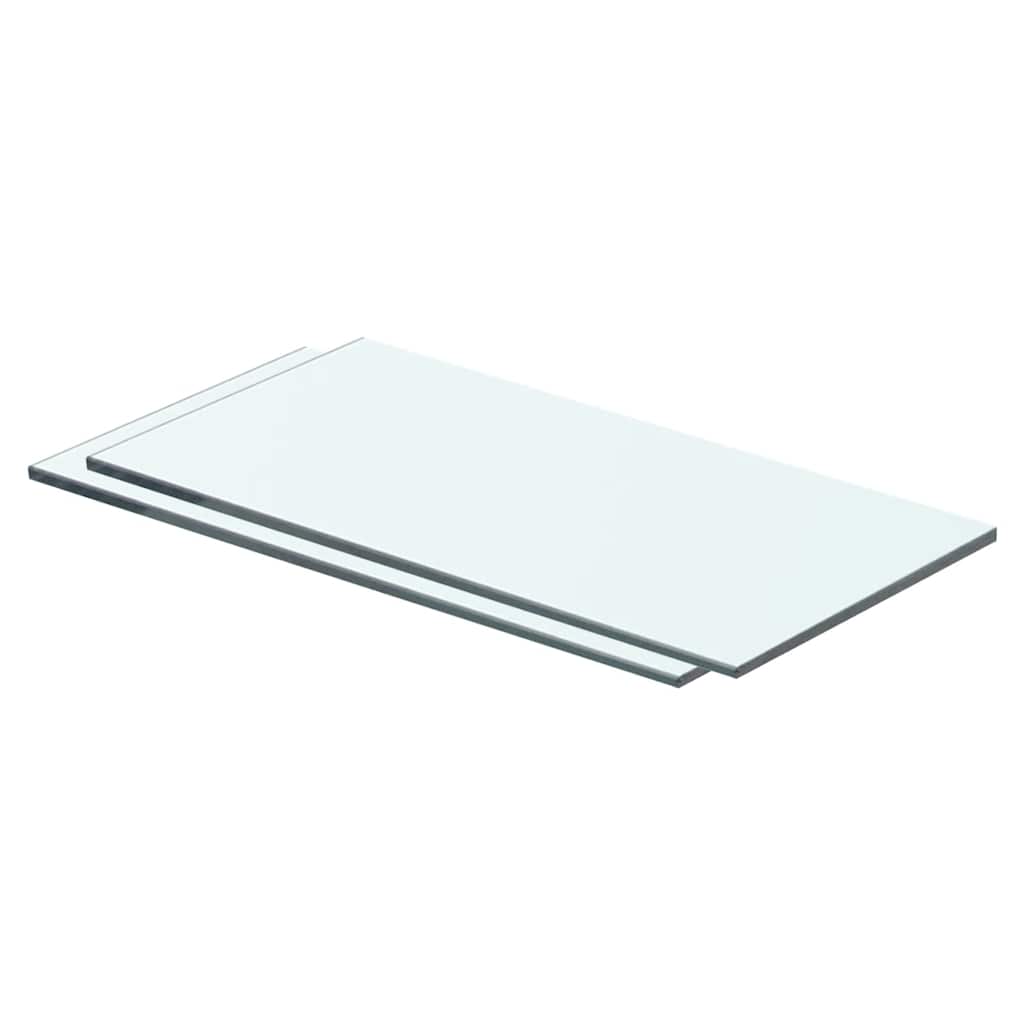 vidaXL Wandschap transparant 20x12 cm glas