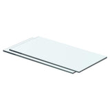 vidaXL Wandschap transparant 20x12 cm glas