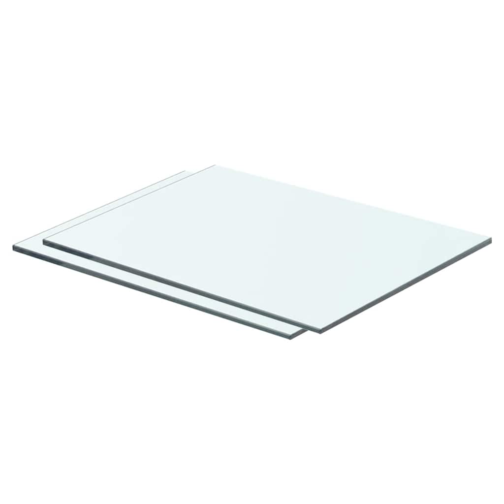 vidaXL Wandschap transparant 20x12 cm glas
