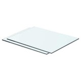 vidaXL Wandschap transparant 20x12 cm glas