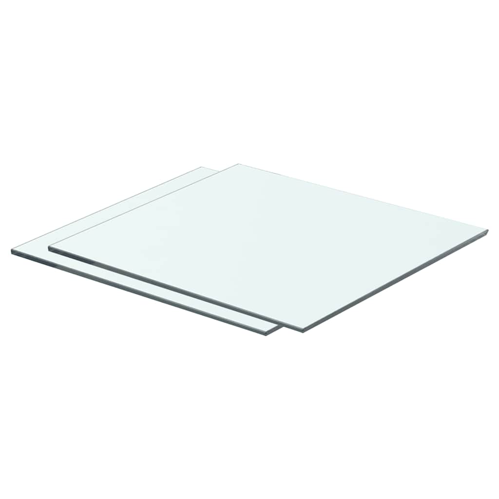 vidaXL Wandschap transparant 20x12 cm glas