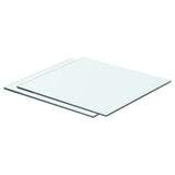 vidaXL Wandschap transparant 20x12 cm glas