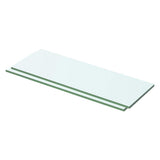 vidaXL Wandschap transparant 20x12 cm glas