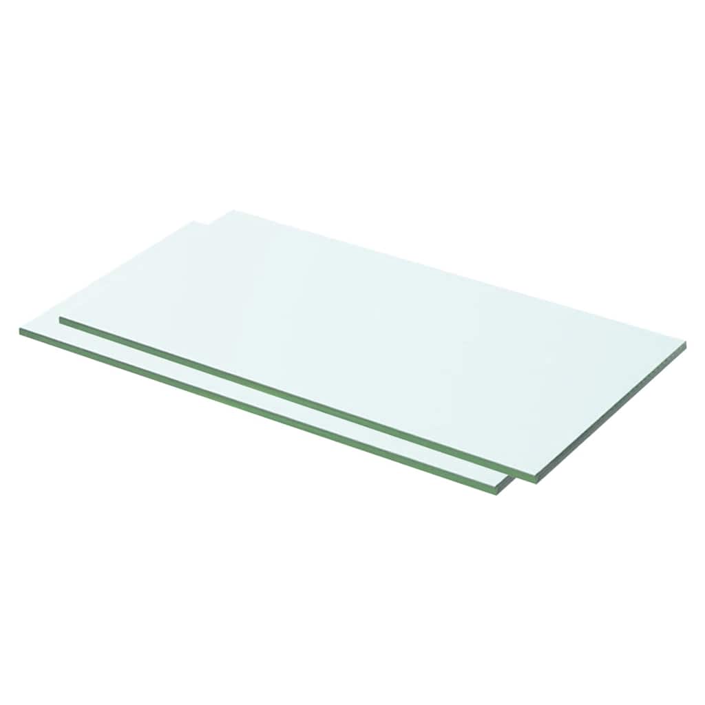 vidaXL Wandschap transparant 20x12 cm glas