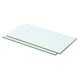 vidaXL Wandschap transparant 20x12 cm glas