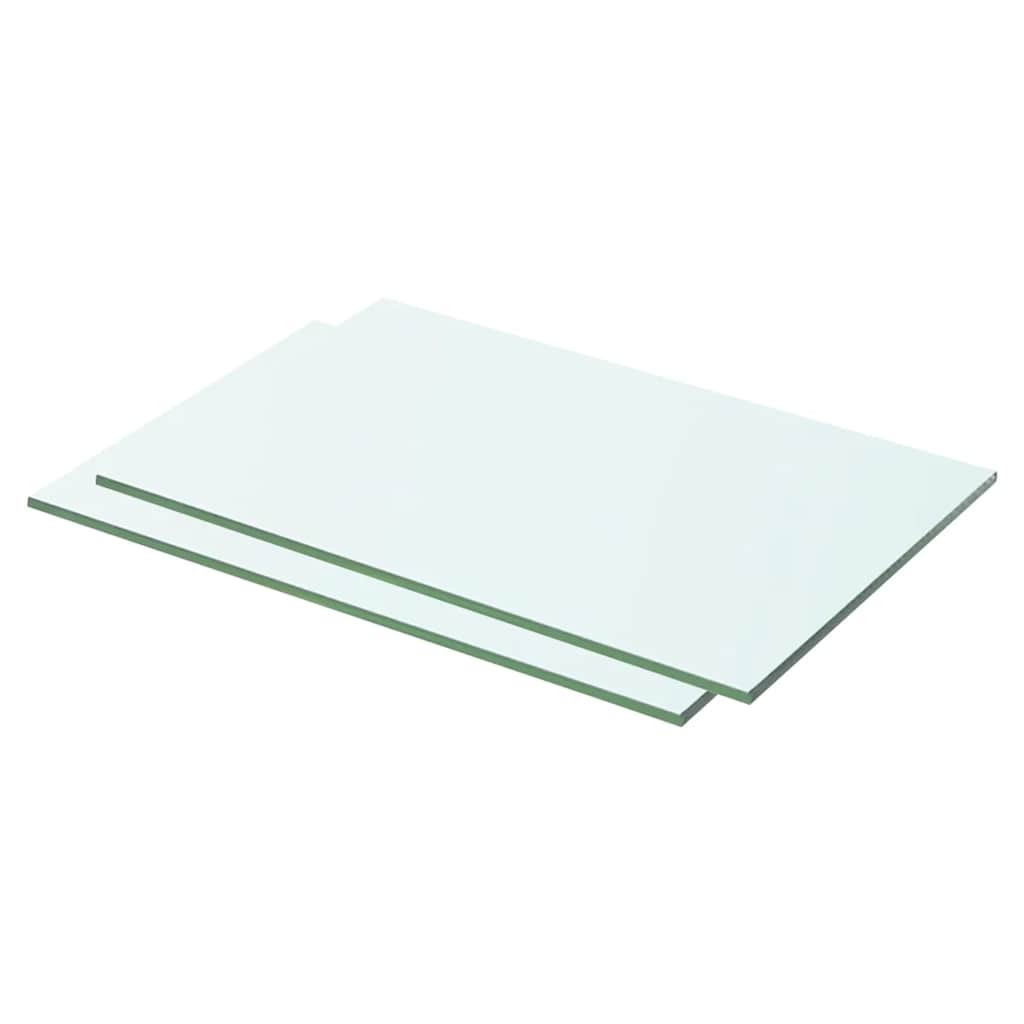 vidaXL Wandschap transparant 20x12 cm glas