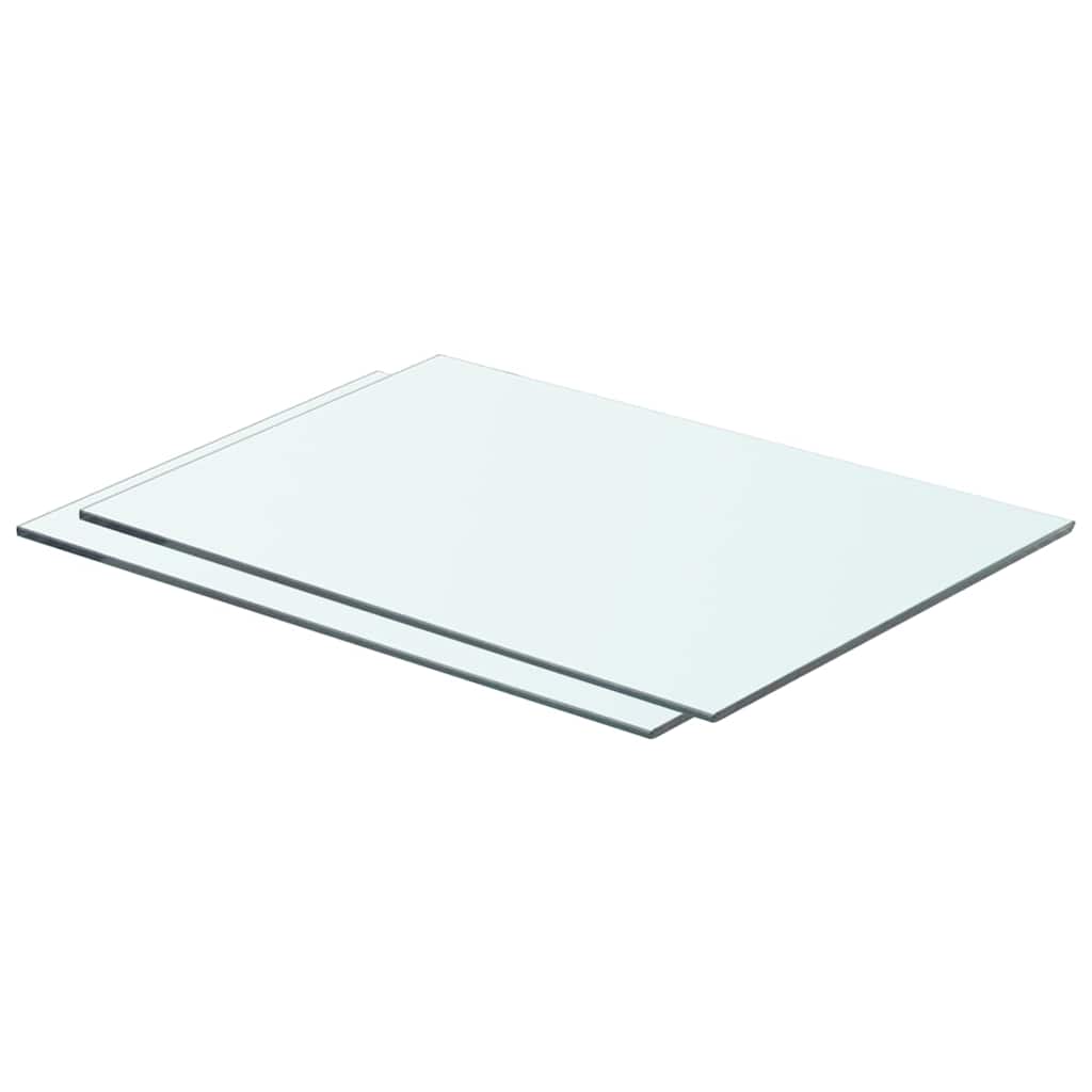 vidaXL Wandschap transparant 20x12 cm glas