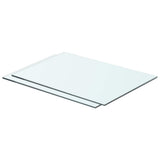 vidaXL Wandschap transparant 20x12 cm glas