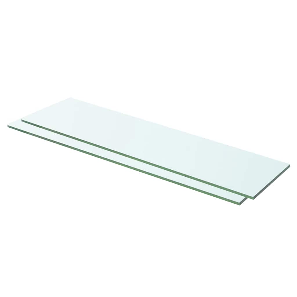 vidaXL Wandschap transparant 20x12 cm glas