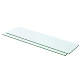 vidaXL Wandschap transparant 20x12 cm glas
