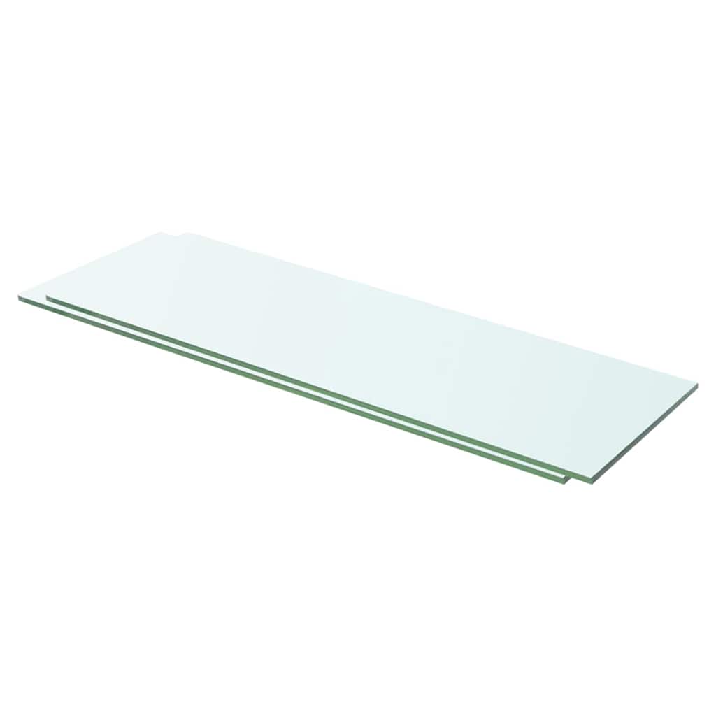 vidaXL Wandschap transparant 20x12 cm glas