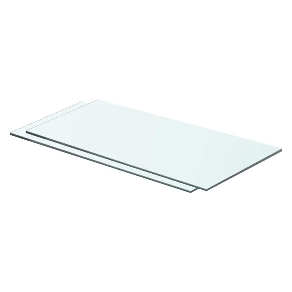 vidaXL Wandschap transparant 20x12 cm glas