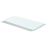 vidaXL Wandschap transparant 20x12 cm glas