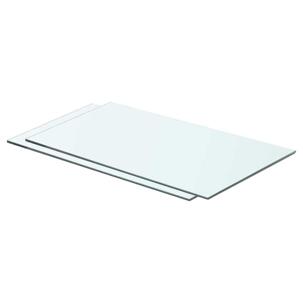 vidaXL Wandschap transparant 20x12 cm glas