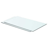 vidaXL Wandschap transparant 20x12 cm glas