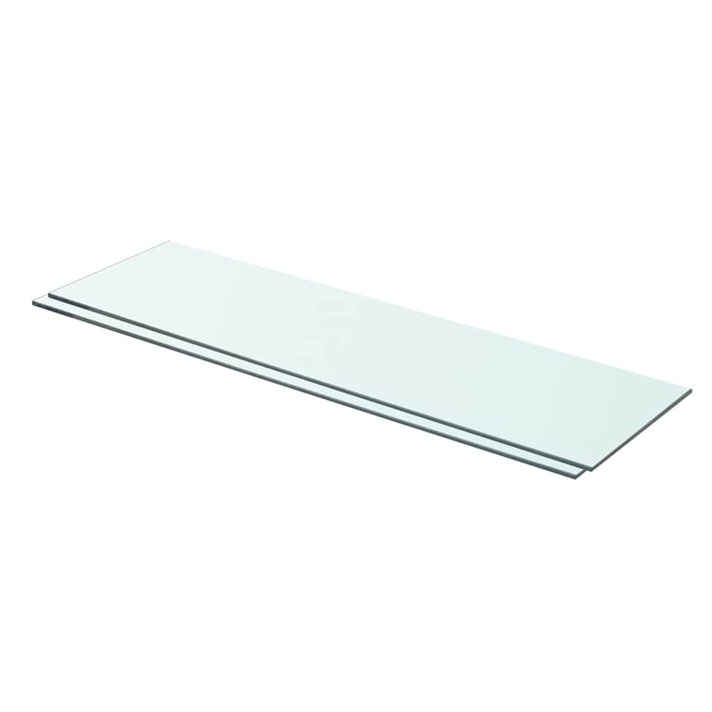 vidaXL Wandschap transparant 20x12 cm glas