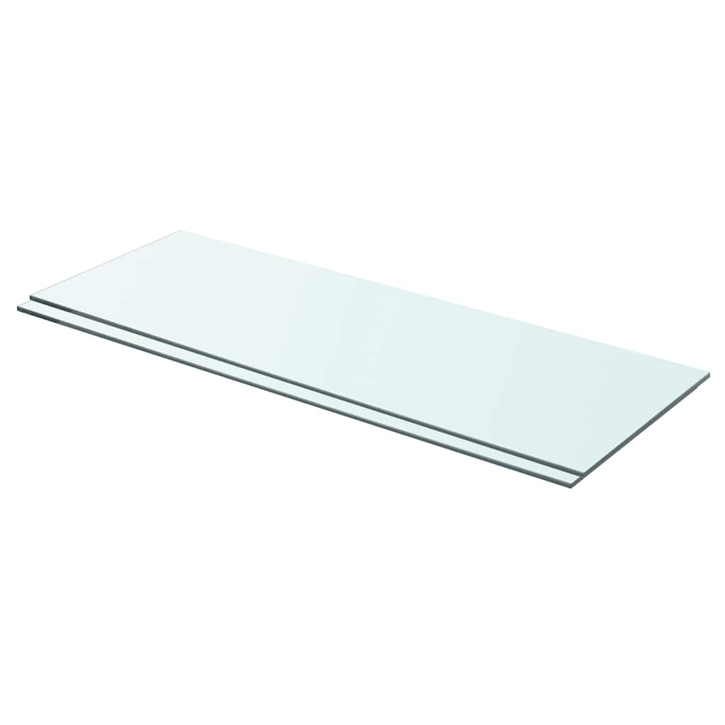 vidaXL Wandschap transparant 20x12 cm glas