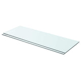 vidaXL Wandschap transparant 20x12 cm glas