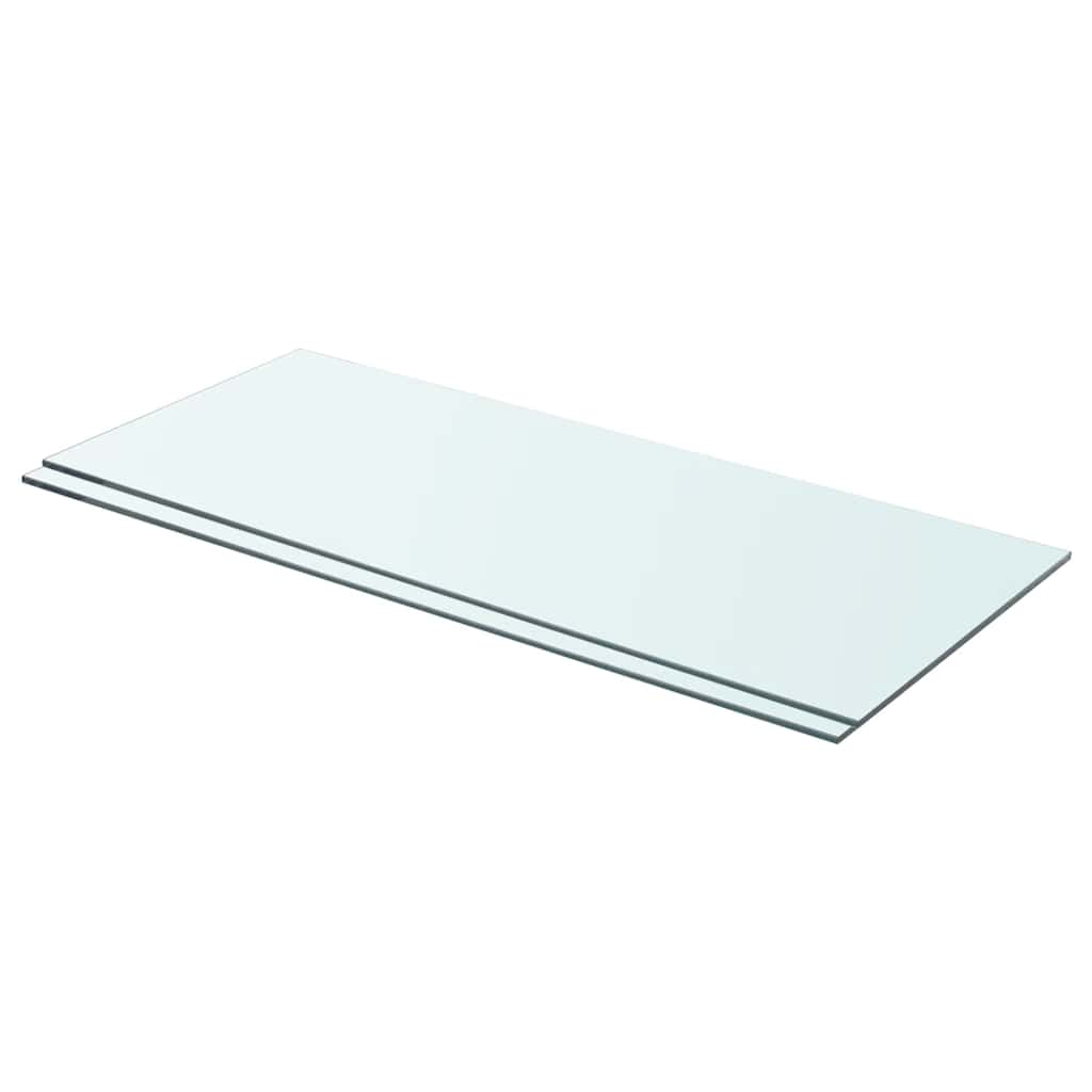 vidaXL Wandschap transparant 20x12 cm glas