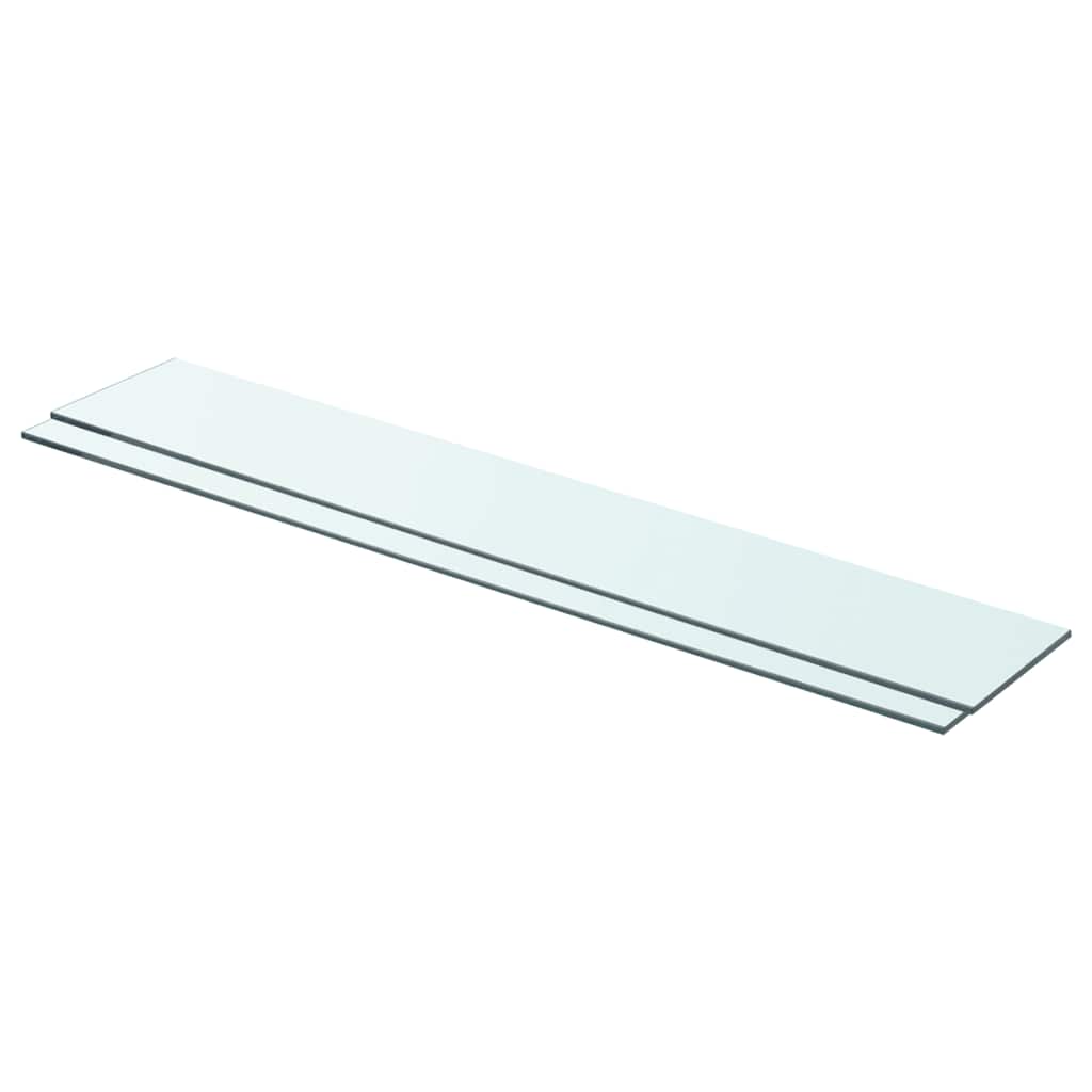 vidaXL Wandschap transparant 20x12 cm glas