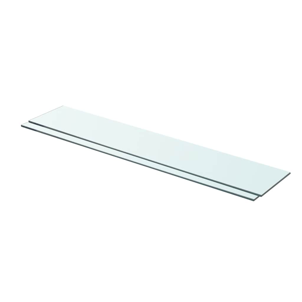 vidaXL Wandschap transparant 20x12 cm glas