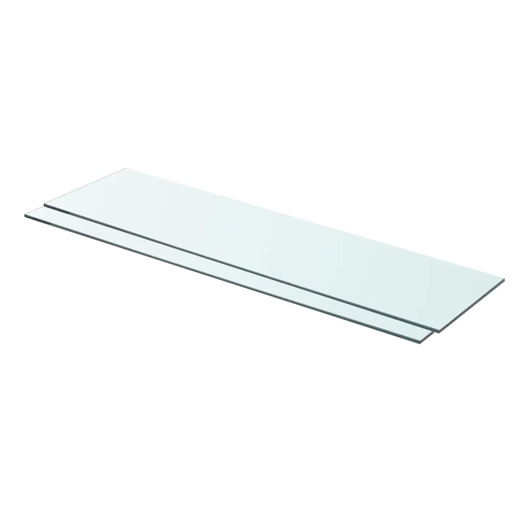 vidaXL Wandschap transparant 20x12 cm glas