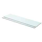 vidaXL Wandschap transparant 20x12 cm glas