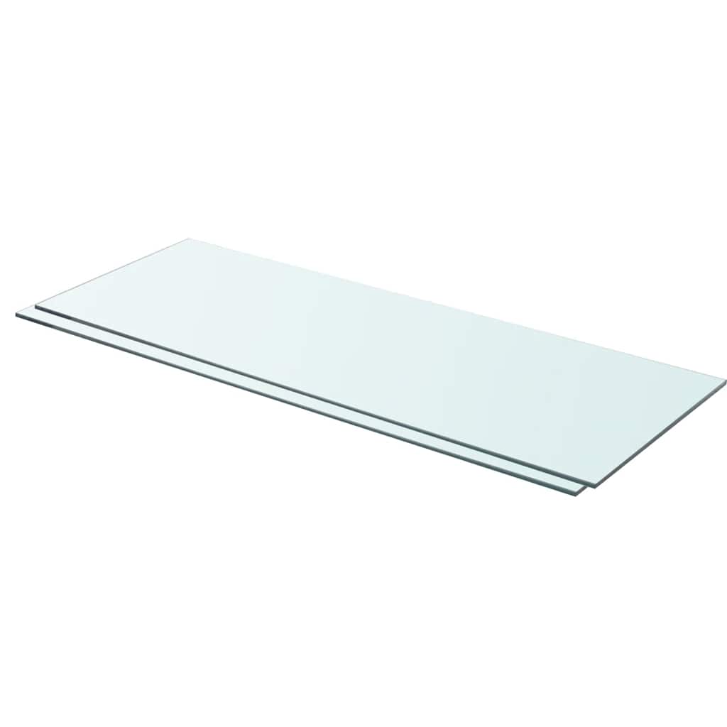vidaXL Wandschap transparant 20x12 cm glas