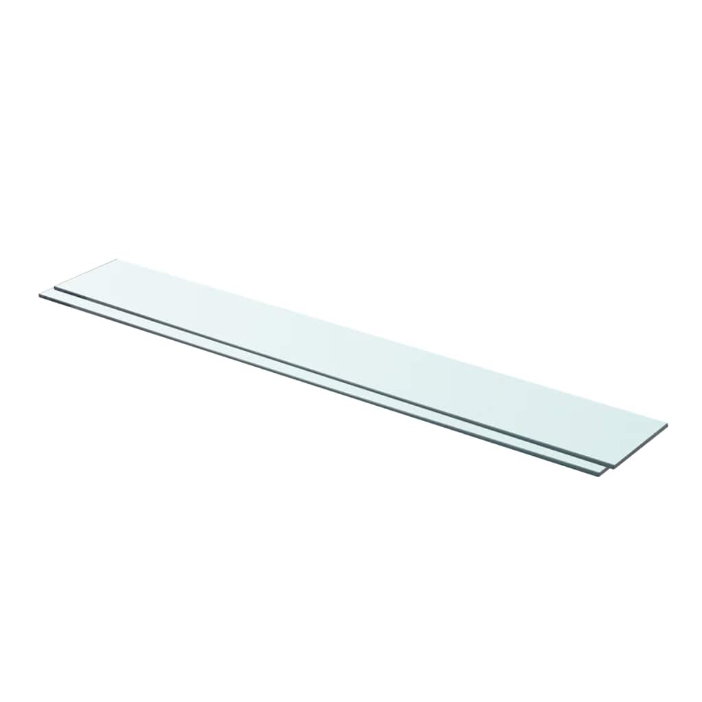 vidaXL Wandschap transparant 20x12 cm glas