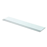 vidaXL Wandschap transparant 20x12 cm glas