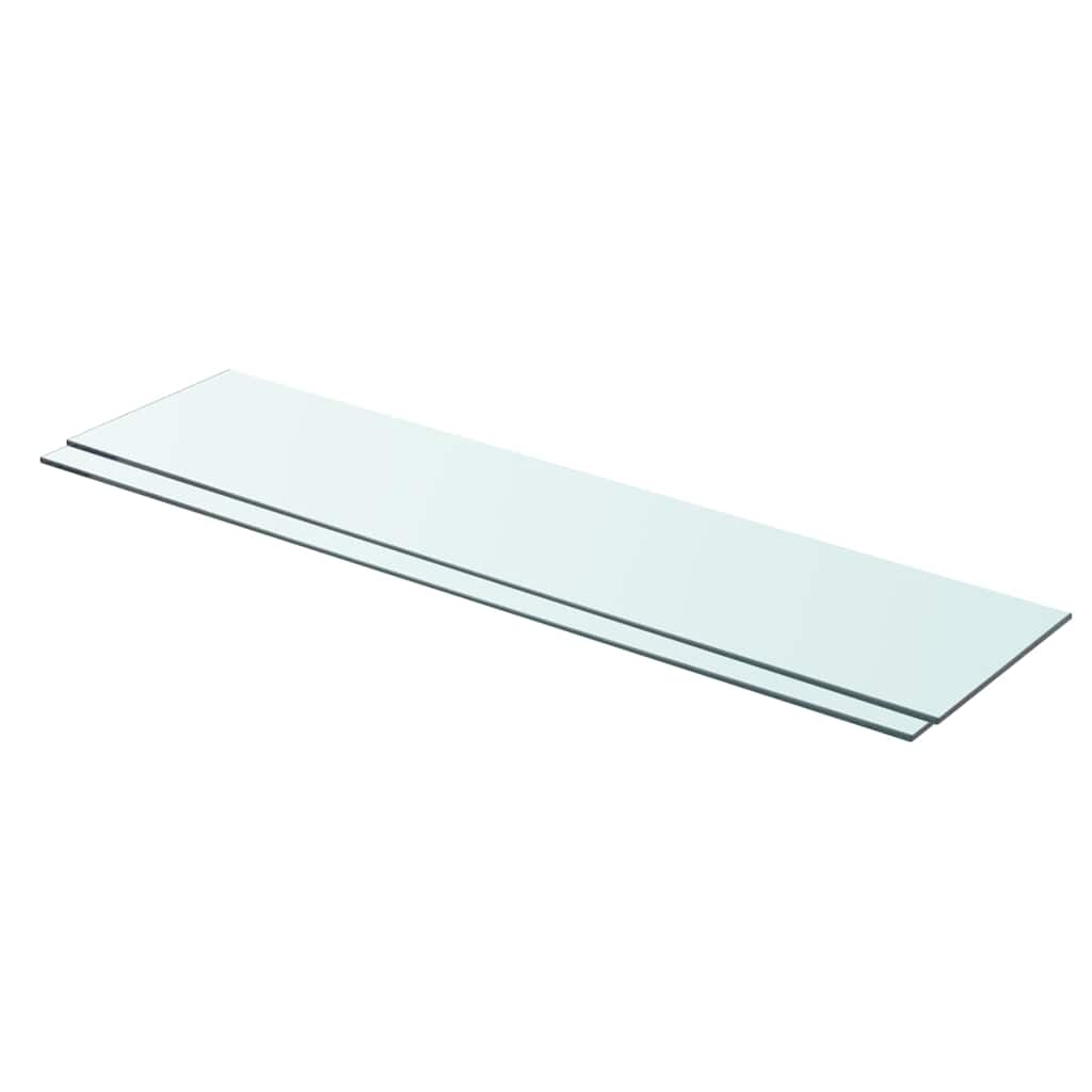 vidaXL Wandschap transparant 20x12 cm glas