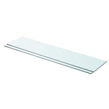 vidaXL Wandschap transparant 20x12 cm glas