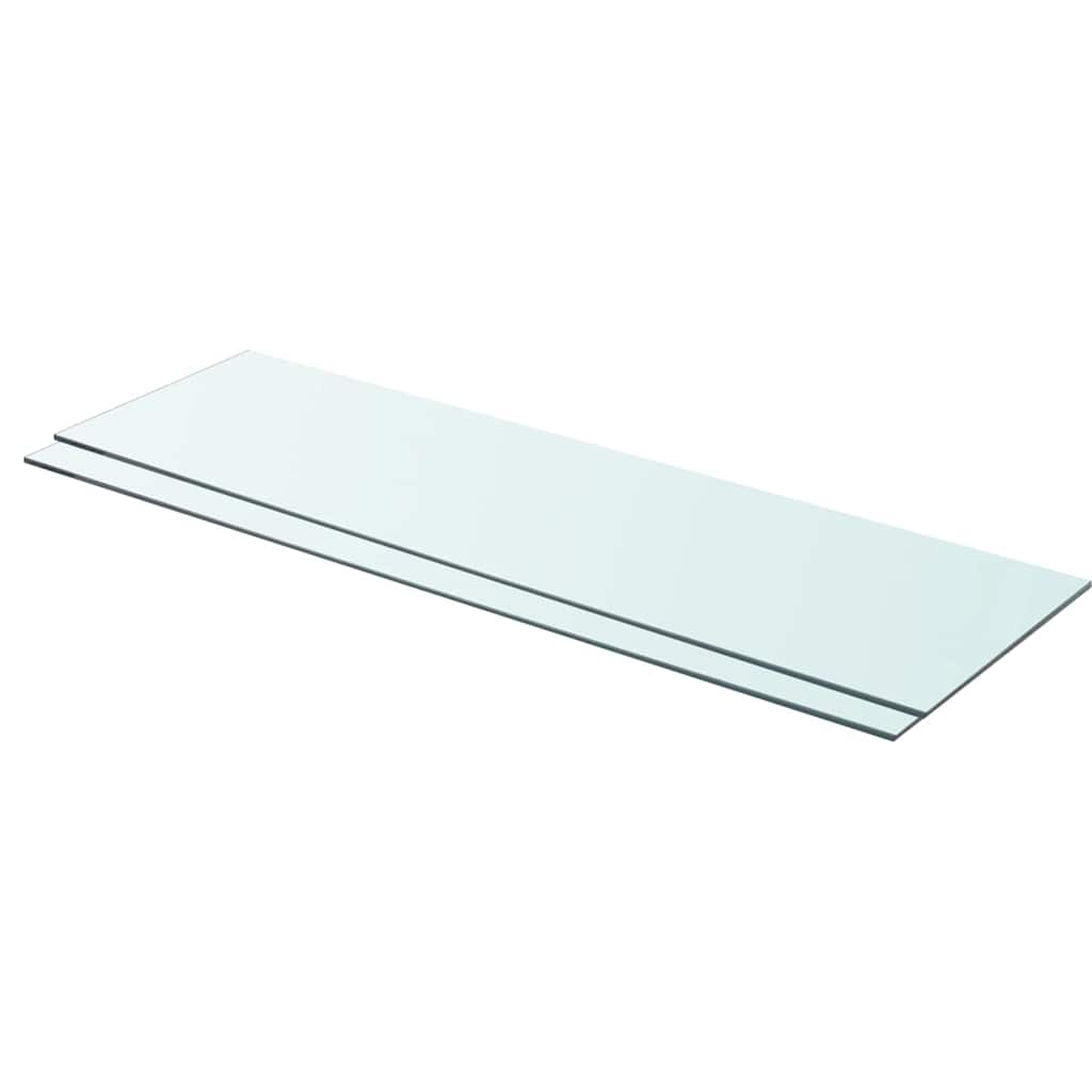 vidaXL Wandschap transparant 20x12 cm glas