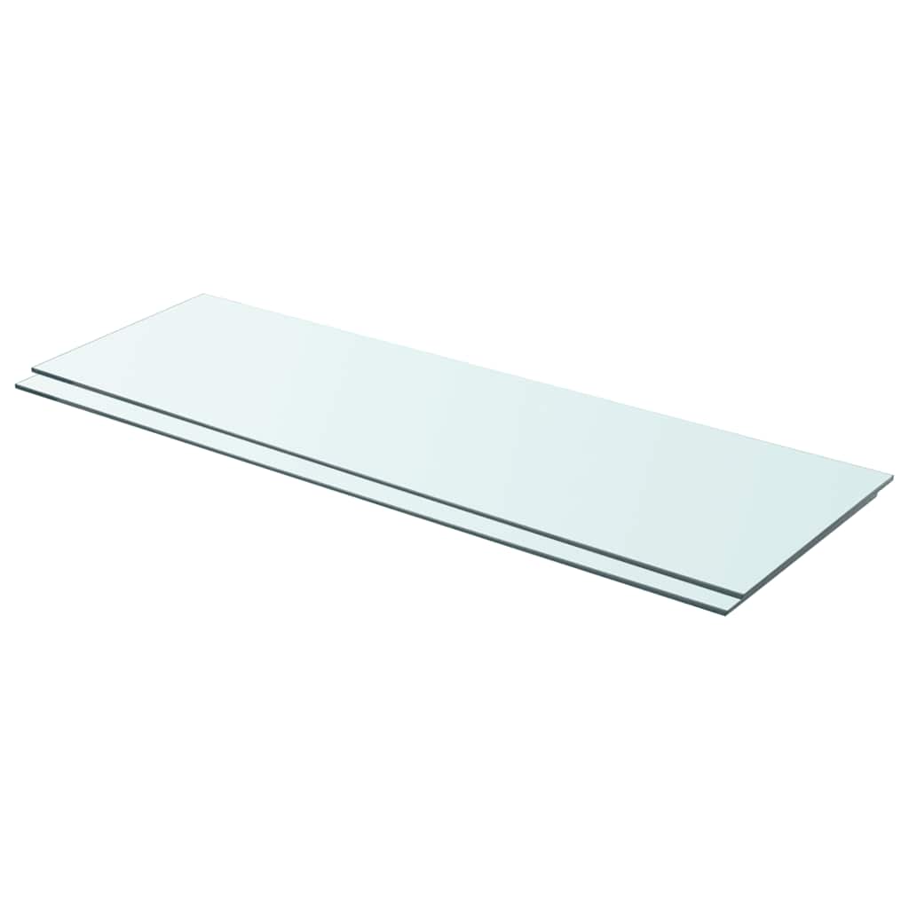vidaXL Wandschap transparant 20x12 cm glas