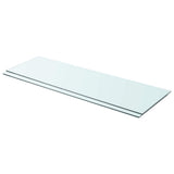 vidaXL Wandschap transparant 20x12 cm glas