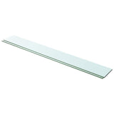 vidaXL Wandschap transparant 20x12 cm glas