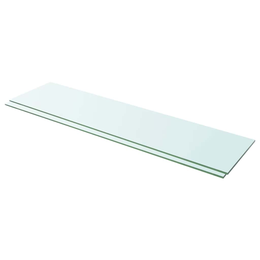 vidaXL Wandschap transparant 20x12 cm glas