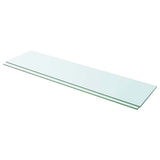 vidaXL Wandschap transparant 20x12 cm glas