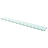 vidaXL Wandschap transparant 20x12 cm glas