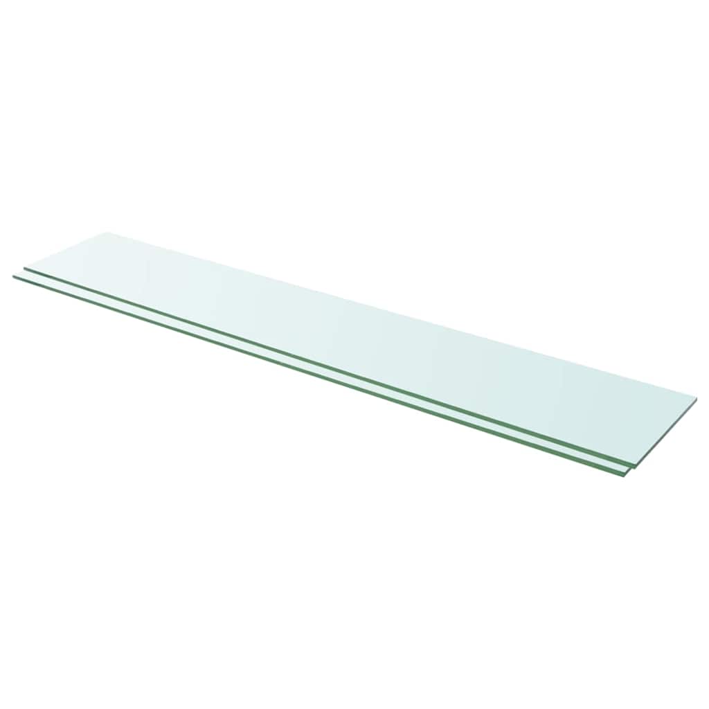 vidaXL Wandschap transparant 20x12 cm glas