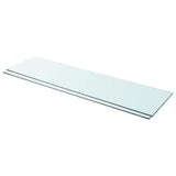 vidaXL Wandschap transparant 20x12 cm glas