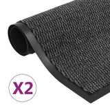 vidaXL Rectangular Tufted Doormat 40x60 cm Anthracite