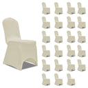 vidaXL Stoelhoezen stretch 18 st wit